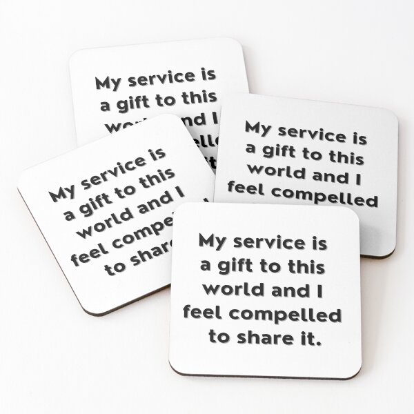 Item preview, My service is a gift to this world and I feel compelled to share it. designed and sold by LolasTees.