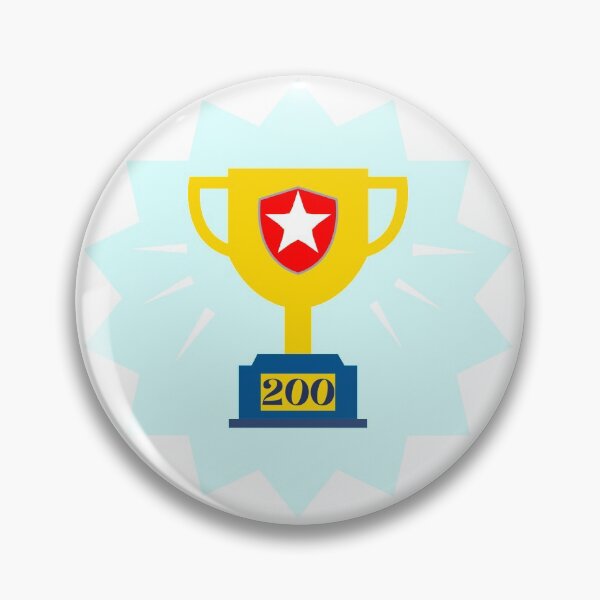 Item preview, 200 trophy award sticker designed and sold by Tanya Mihe.