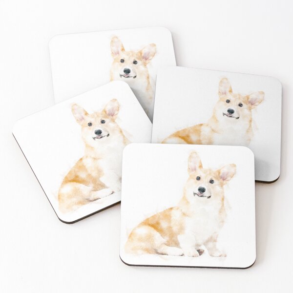 Item preview, Cute Corgi Watercolor Artwork  designed and sold by Typeglyphs.
