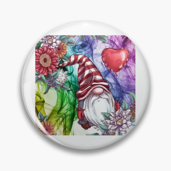Item preview, Love and Flowers Fun Gnome Design, designed and sold by WildingClan.