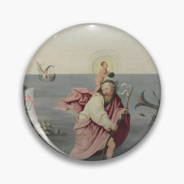 Item preview, Hieronymus Bosch Saint Christopher Carrying the Christ Child designed and sold by emidye20.