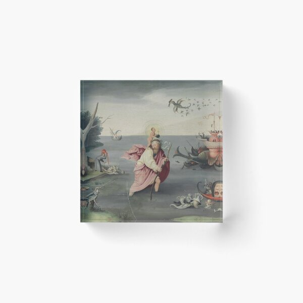 Item preview, Hieronymus Bosch Saint Christopher Carrying the Christ Child designed and sold by emidye20.