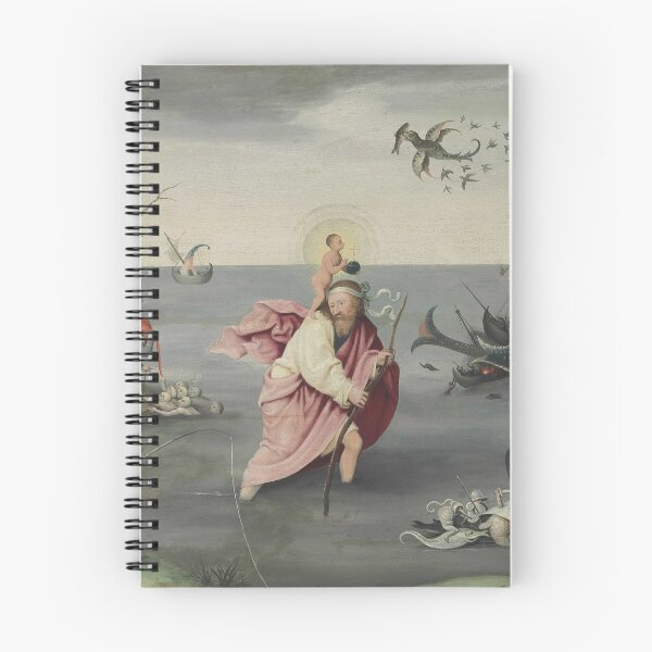 Item preview, Hieronymus Bosch Saint Christopher Carrying the Christ Child designed and sold by emidye20.