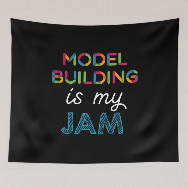 Item preview, Model Building is my Jam. Funny Model Building Design designed and sold by Custom365.