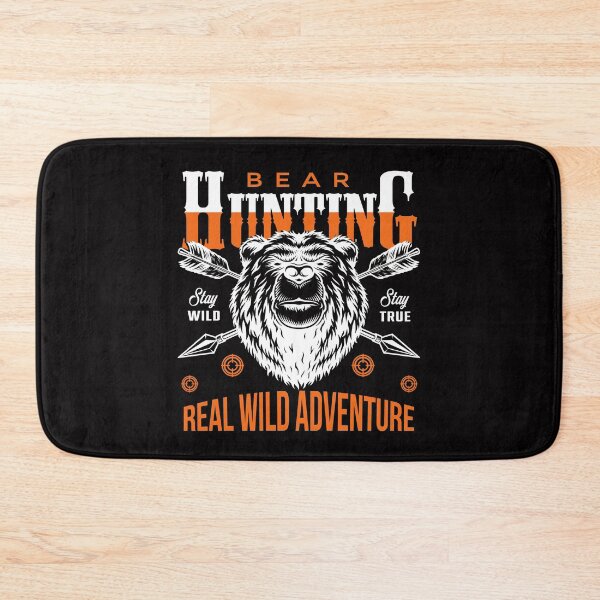 Item preview, BEAR HUNTING REAL WILD ADVENTURE COLLECTION designed and sold by JRM Tees & More Store.