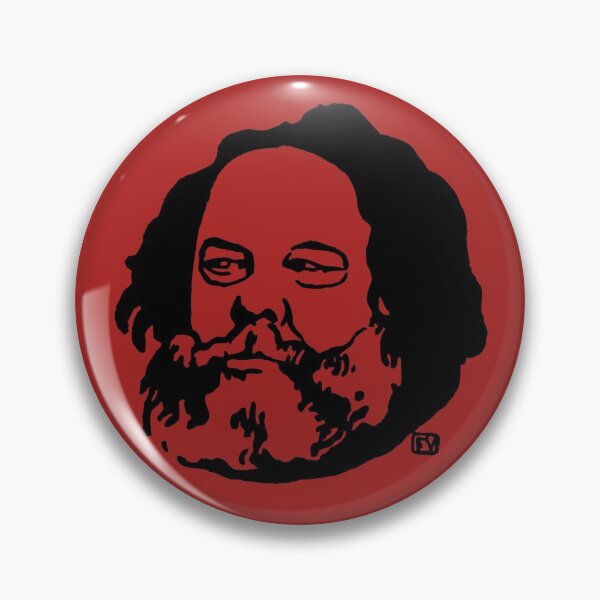 Item preview, Mikhail Bakunin Silhouette - Felix Vallotton, Anarchist, Socialist, Leftist designed and sold by SpaceDogLaika.
