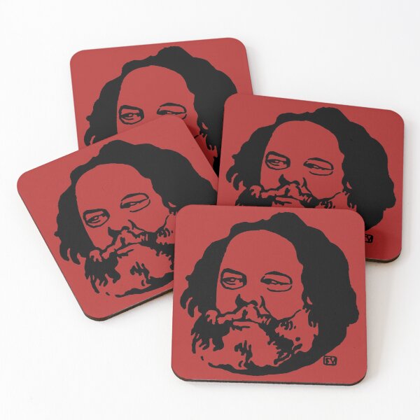 Item preview, Mikhail Bakunin Silhouette - Felix Vallotton, Anarchist, Socialist, Leftist designed and sold by SpaceDogLaika.