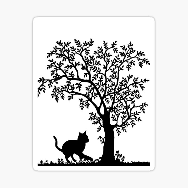 Cat&tree Sticker