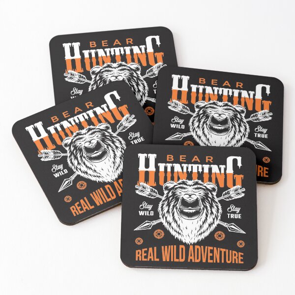 Item preview, BEAR HUNTING REAL WILD ADVENTURE COLLECTION designed and sold by JRM Tees & More Store.
