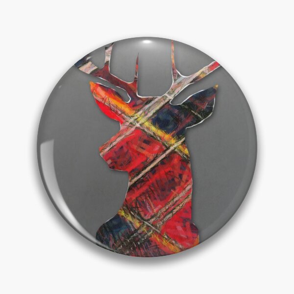 Item preview, Tartan Stag designed and sold by Graeme Heddle.