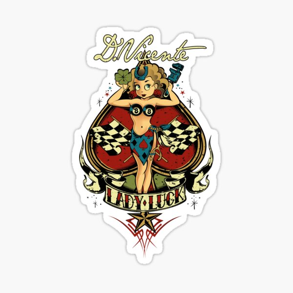 LADY LUCK Sticker