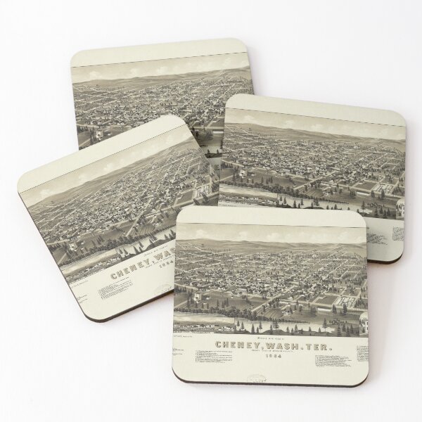 Item preview, Cheney, Washington (1884) designed and sold by allhistory.