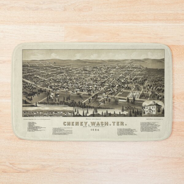 Item preview, Cheney, Washington (1884) designed and sold by allhistory.