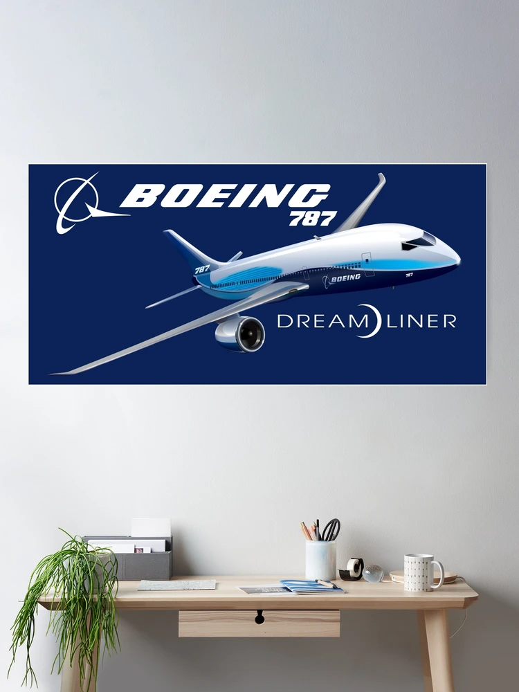 ボーイング787 Boeing 787 Dreamliner   非売品ポスター Boeing 787Dreamliner 入手困難非売品ポスター - メルカリ
