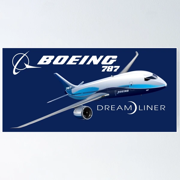 ボーイング787 Boeing 787 Dreamliner   非売品ポスター Boeing 787Dreamliner 入手困難非売品ポスター - メルカリ