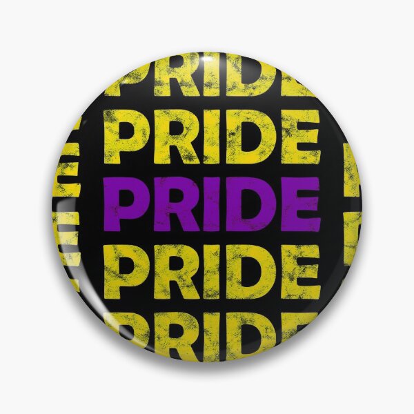 Item preview, Intersex Pride Flag Colors Repeating Distressed Text Design designed and sold by Bumblefuzzies.