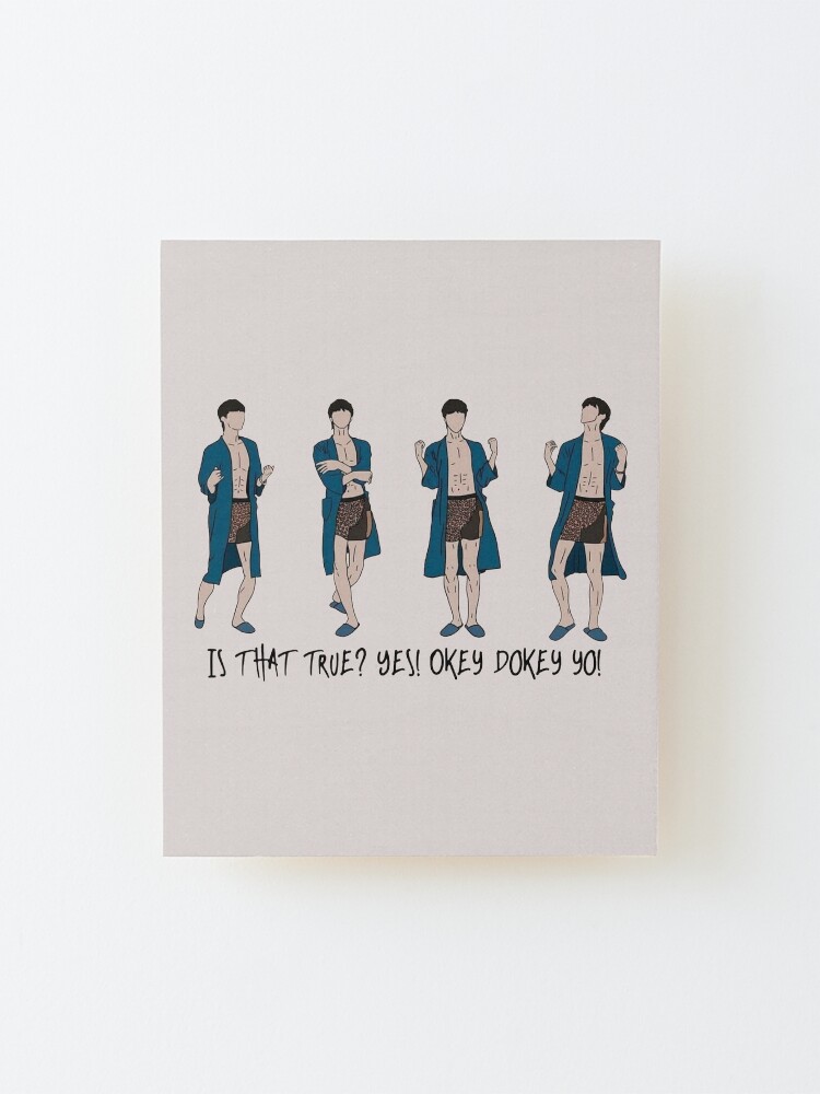 Hwang In Yeop Han Seo Joon True Beauty Ditto Okey Dokey Yo Mounted Print By Anime25store Redbubble