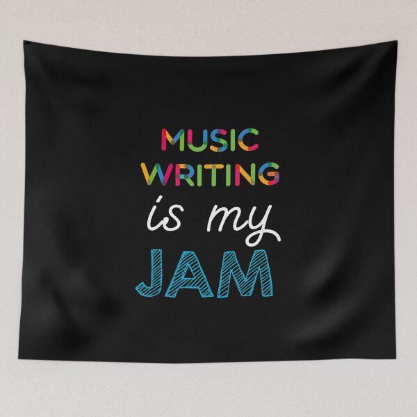 Item preview, Music Writing is my Jam. Funny Music Writing Design designed and sold by Custom365.