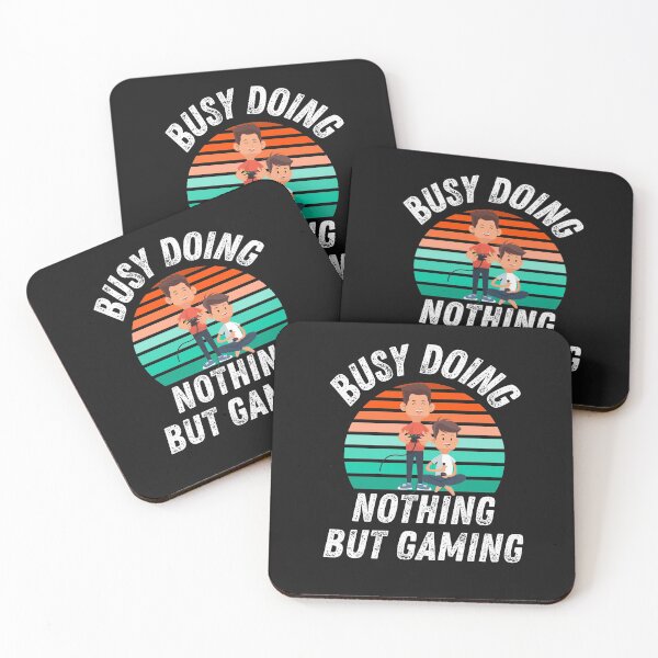 Item preview, Busy Doing Nothing but Gaming Funny Gamer Friends Novelty Gift designed and sold by Marathon-Runner.