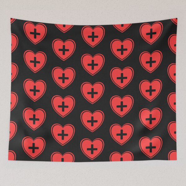 Artikelvorschau, Red Heart Design mit einem Stechpalmenkreuz entworfen und verkauft von Photography-Art.