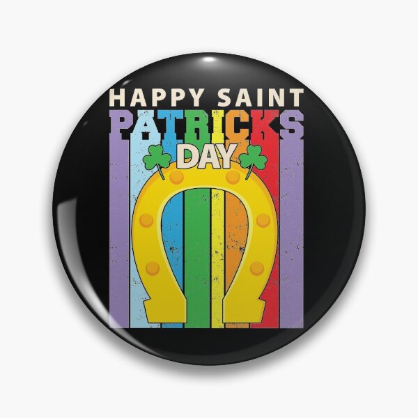 Item preview, Happy Saint Patrick's Day Lucky Horse Shoe designed and sold by GravitiTees.