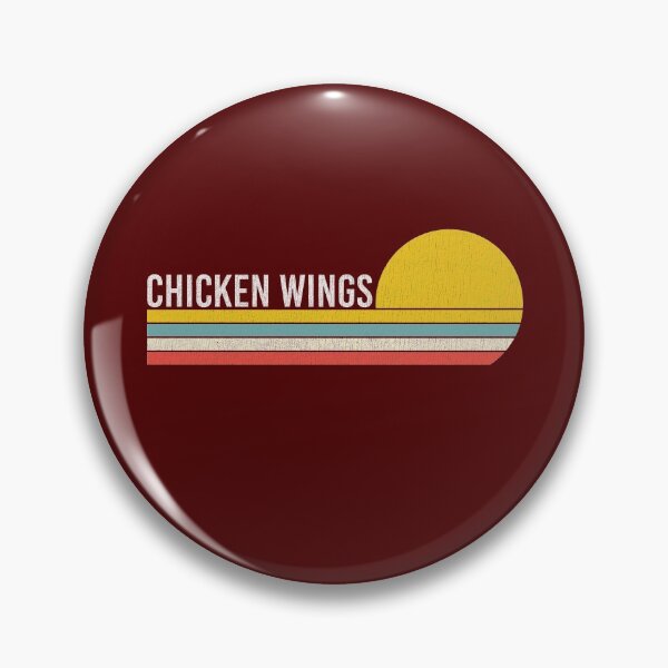 Item preview, Funny Chicken Wings | Retro Sunset Chicken Wings designed and sold by ETIndustries.