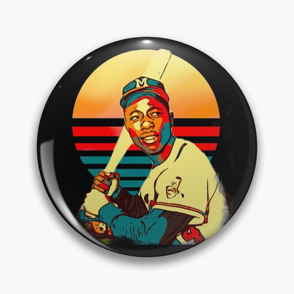 Item preview, Hammering Hank Aaron, gift for baseball fan, future baseball player designed and sold by mwebba2005.
