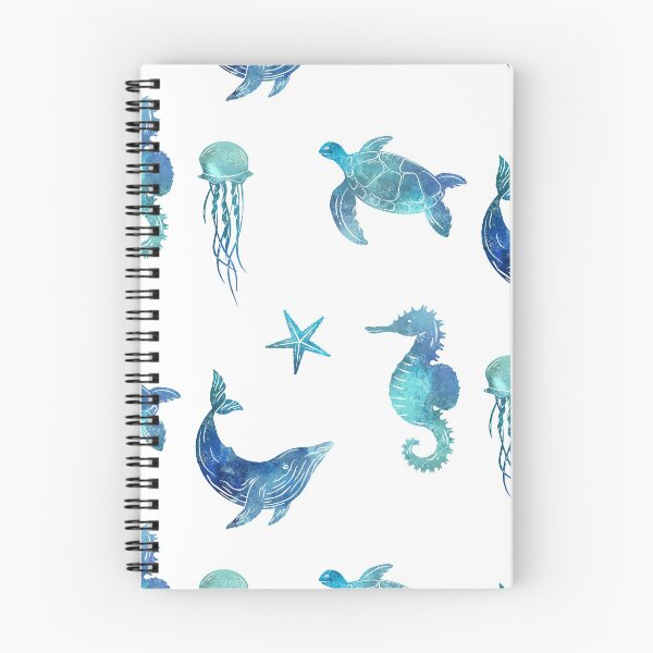 Item preview, Watercolor Sea Animals Set - Marine Biology Design designed and sold by DesignsByPw.