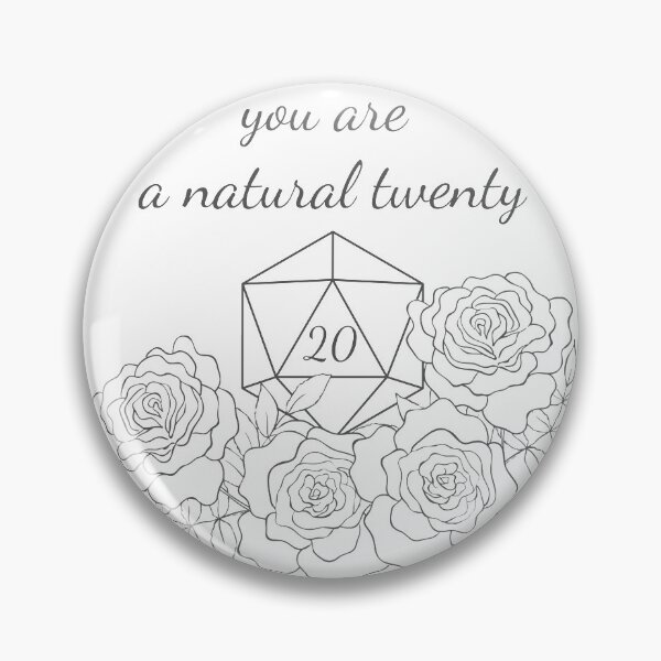 Item preview, natural twenty for coloring designed and sold by MermaidMirror.