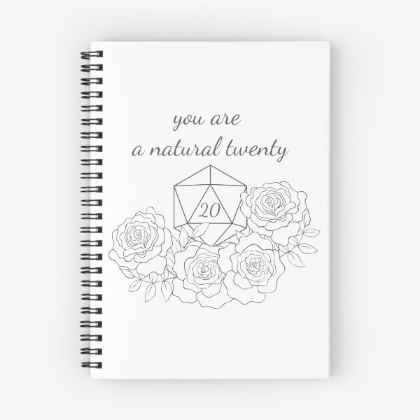 Item preview, natural twenty for coloring designed and sold by MermaidMirror.