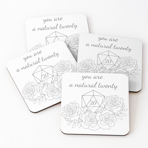Item preview, natural twenty for coloring designed and sold by MermaidMirror.