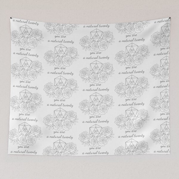 Item preview, natural twenty for coloring designed and sold by MermaidMirror.