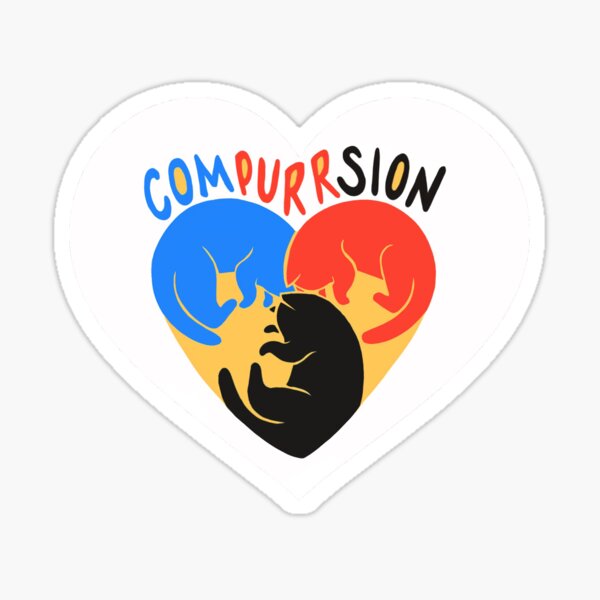 Compurrsion Cats Sticker