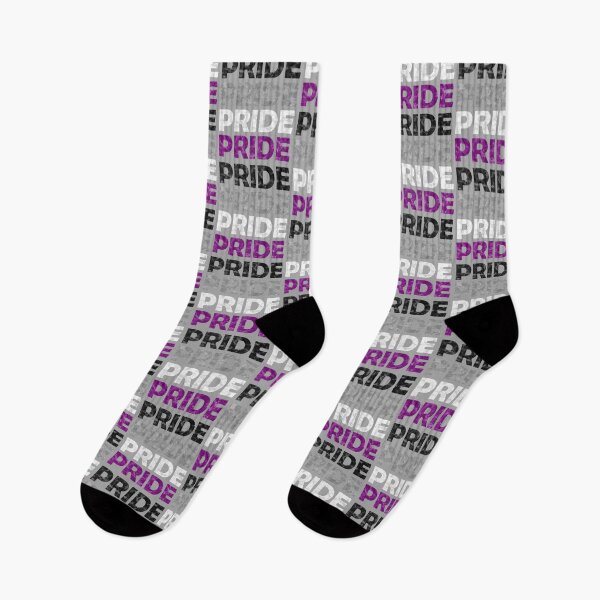 Item preview, Asexual Pride Flag Color Repeating Distressed Text  designed and sold by Bumblefuzzies.