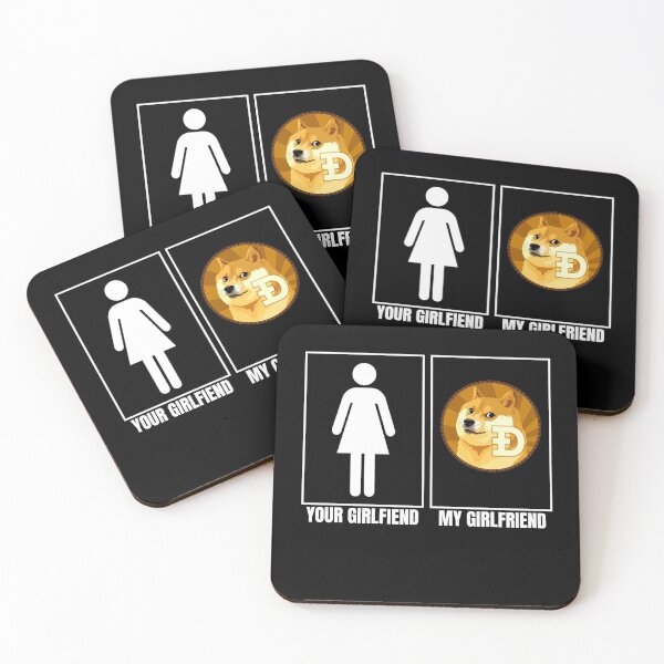 Item preview, Dogecoin DOGE is my girlfriend designed and sold by Bitcoin-Fashion.