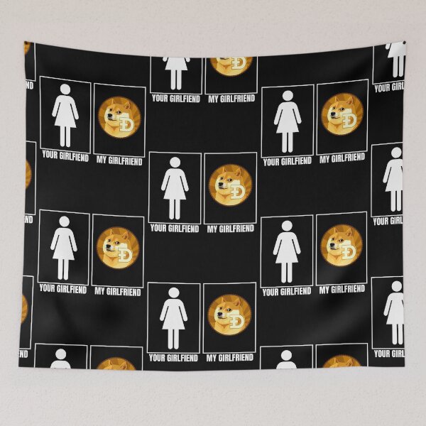 Item preview, Dogecoin DOGE is my girlfriend designed and sold by Bitcoin-Fashion.
