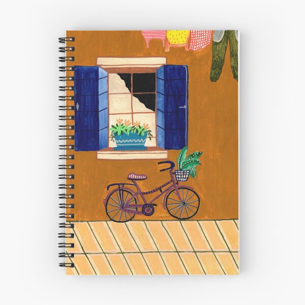Item preview, Cruise bike parked outside of a picturesque window. designed and sold by CrisBanana.
