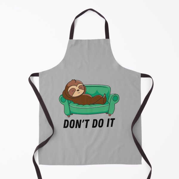 Item preview, Don't do it - Sloth on Couch designed and sold by MerchActually.