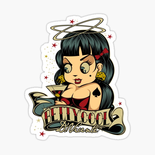 BETTY COOL MARTINI Sticker