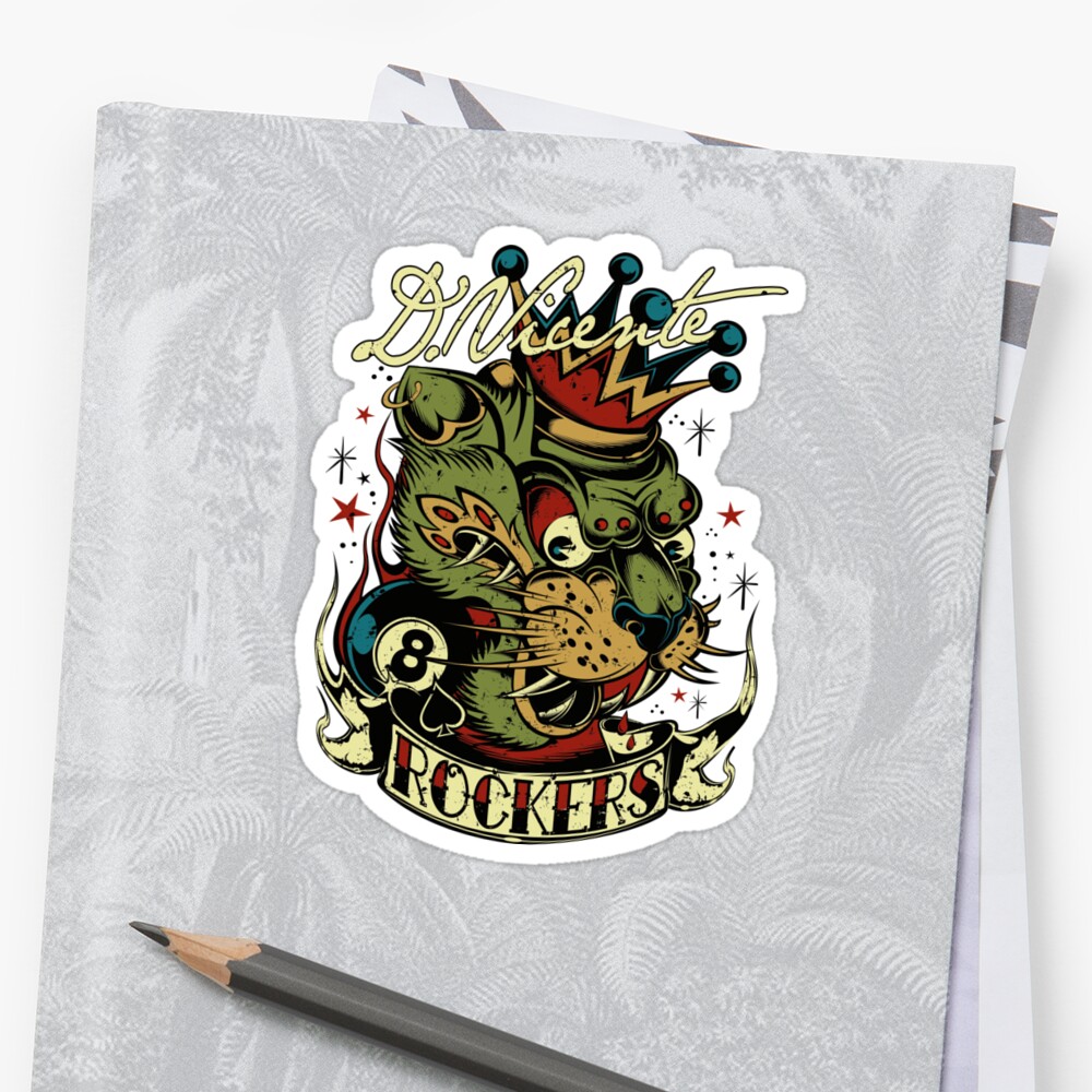  ROCKERS  Stickers  by DVicente Redbubble