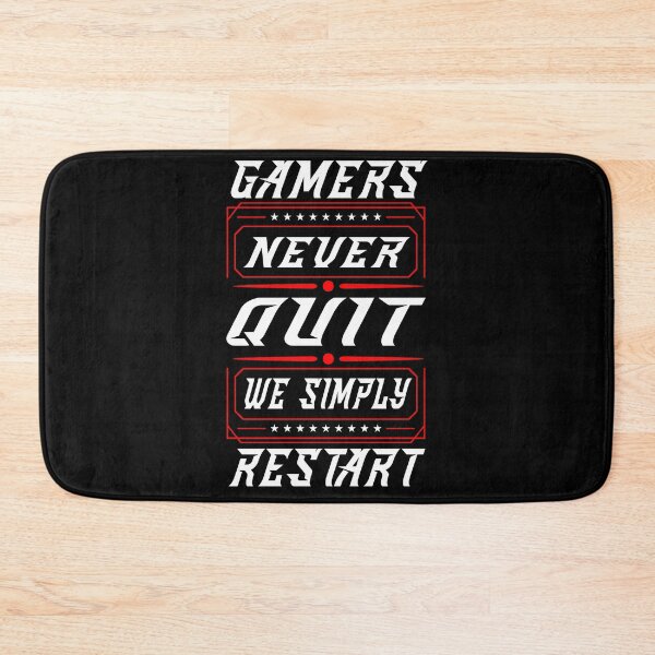 Artikelvorschau, Gamers Never Quit we simply restart Gaming entworfen und verkauft von besTmanuFacture.