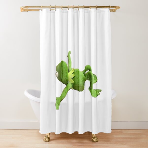 Kermit Lying Down Shower Curtain for Sale by Professional Memer