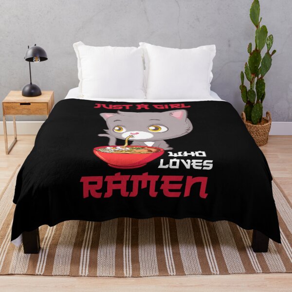 Item preview, Just A Girl Who Loves Ramen - Japan Anime Cat designed and sold by besTmanuFacture.