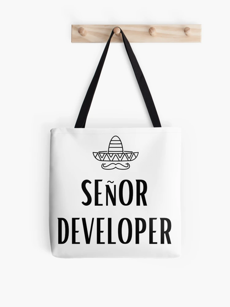 Thumbnail 1 of 2, Tote Bag, Senor Developer designed and sold by Valuential.