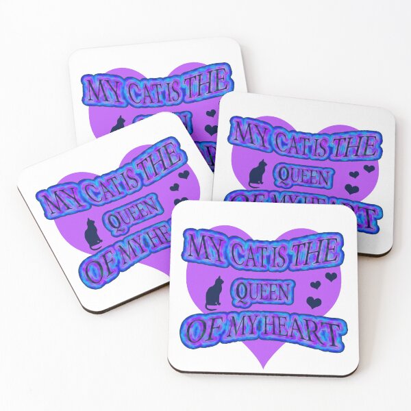Item preview, My Cat Is The Queen Of My Heart Violet designed and sold by Moonyflower.