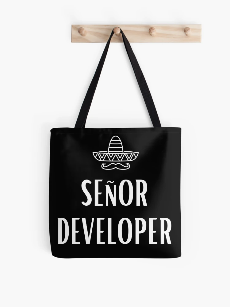 Thumbnail 1 of 2, Tote Bag, Senor Developer designed and sold by Valuential.