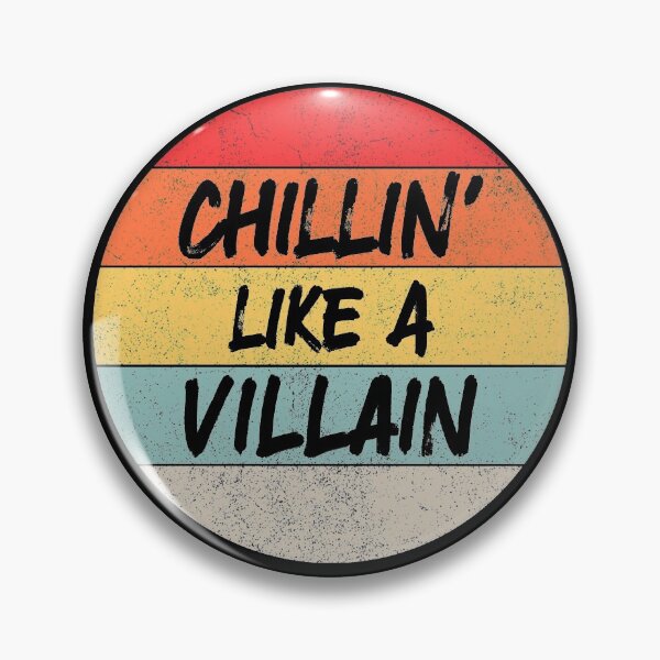 Item preview, Vintage Chillin' Like A Villain Retro Sunset Graphic  designed and sold by DSweethearts.