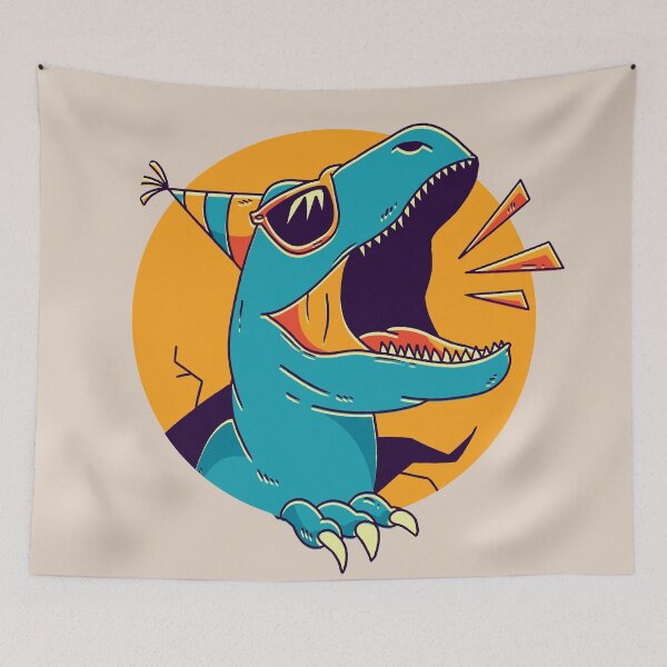Item preview, Dinosaurs Having A Party designed and sold by arrowroses.