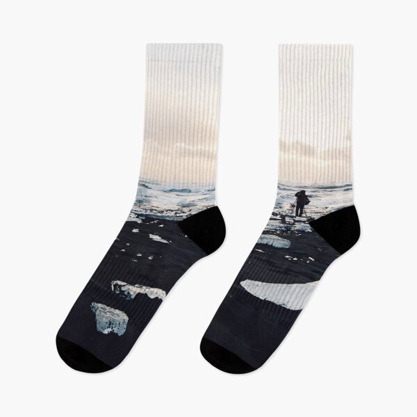 Item preview, Photographer on Diamond Beach, Iceland designed and sold by Carrie Lyman Photography.