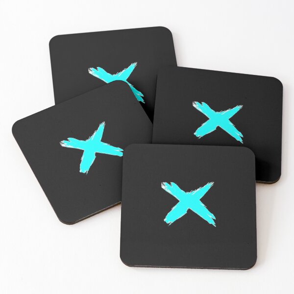 Item preview, Neon Blue X Cross w/o background designed and sold by mcac1d.
